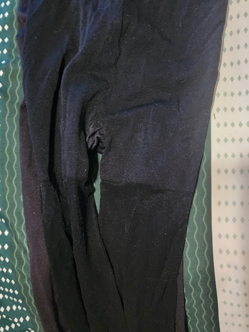 Women's/ Girls  Black Stretch Hosiery 2 Pairs